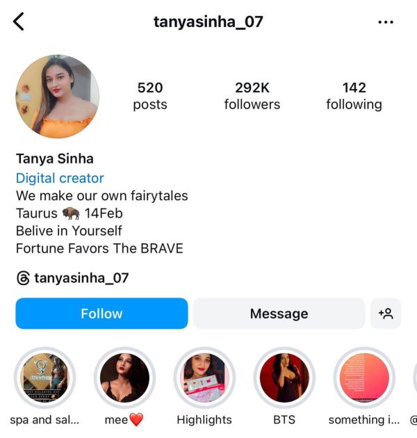 Tanya Sinha Nude