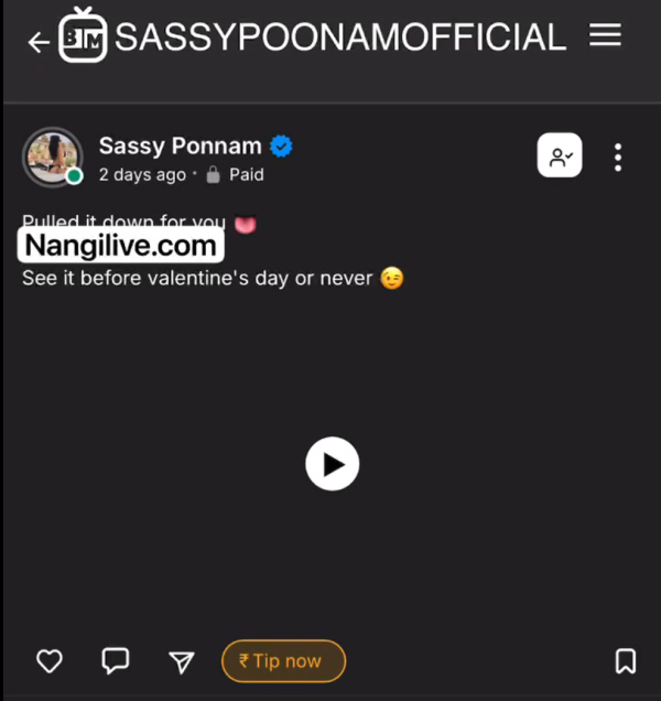 Sassy poonam nude